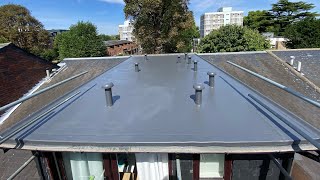 How to restore a fibreglass roof Topcoat and Minor repairs [upl. by Shayne494]