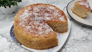 Semolina Coconut Cake  Easy Rava Cake Recipe  Eggless Sooji Cake Recipe  Suji Coconut Cake [upl. by Thebault]