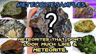 14 Meteorites that dont look much like a meteorite meteor meteorite [upl. by Mandler]