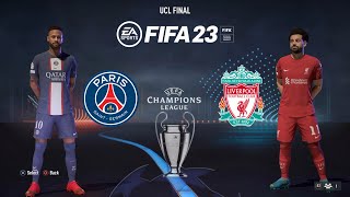 FIFA 23 II PSG Vs Liverpool II Champions League Final 2223 II PS4 SLIM GAMEPLAY II SADAT PLAYS [upl. by Anitnas]