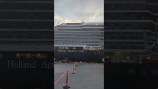 Holland America Noordam in Anchorage 🛳️✨ [upl. by Budworth]