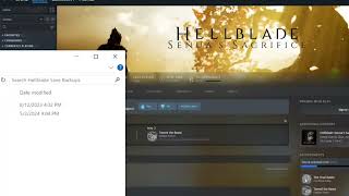 How to Transfer Xbox Game Pass PC Saves to Steam with Hellblade Senua’s Sacrifice [upl. by Anestassia]