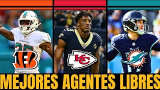 MEJORES AGENTES LIBRES DISPONIBLES para la MITAD temporada NFL 2024 [upl. by Boni667]