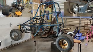 Blue Mini Buggy PT 3 Jan 13 2024 Rear Drive IRS Spool and Knuckles  Crosskart Wanabe [upl. by Ennylyak]