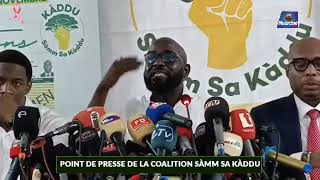 🔴Direct Point de Presse de la Coalition Sam Sa Kaddu [upl. by Hgielrahc180]