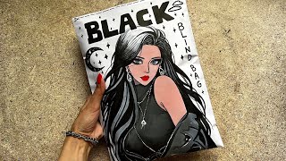 Blind bag Paper 💖 BLACK 🖤 ASMR  Satisfying opening blind box  surprise box [upl. by Pastelki]