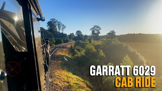 Drivers View in Steam Loco Garratt quot6029quot [upl. by Arbba]