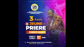 Direct  CULTE 3 JOURS DE JEUNE ET PRIERE MERCREDI 10 AVRIL 2024 Avec Ev claude kabundi walesa [upl. by Cob]