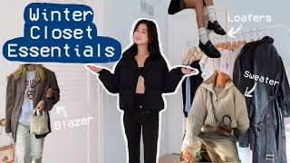 Winter Closet Essentials  Trends in 2022 [upl. by Kurr993]