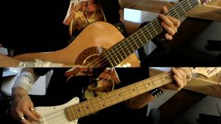 M  Belleville Rendez Vous bass and nylon rhythm guitar cover [upl. by Kristin]