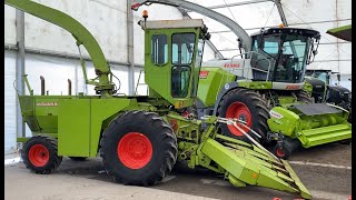 Rickerby Carlisle Spring Show 2023 Claas tractor SP forager 20th50th Anniversaries [upl. by Wehtam391]