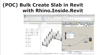 GrasshopperRevit Proof of Concept Bulk Create Slabs with RhinoInsideRevit [upl. by Sibelle]