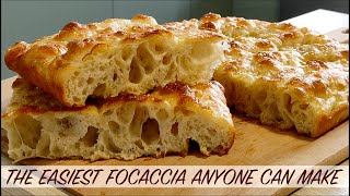 The EASIEST SAME DAY FOCACCIA that really ANYONE can make  THE ONLY VIDEO YOULL NEED [upl. by Wadell]