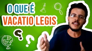 O QUE É VACATIO LEGIS   Guilherme Victor [upl. by Eelram]