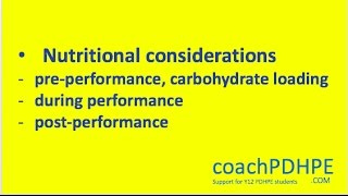 HSC PDHPE Core 2  Nutritional Considerations [upl. by Arreit]