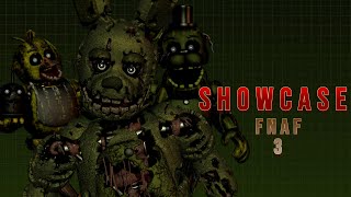 C4D  Five Nights at Freddys 3 Models Showcase [upl. by Koslo]