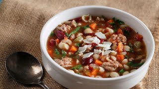 A Quick amp Comforting Soup Recipe  Pork and Pasta e Fagioli [upl. by Adnuahsar]