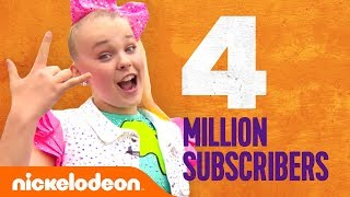 THANK YOU for 4 Million Subscribers 🎉 ft JoJo Siwa the Merrell Twins Lilimar amp More 🎊  Nick [upl. by Elbam]