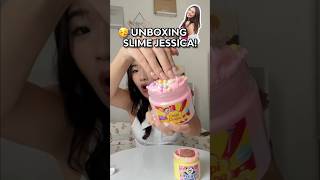 UNBOXING SLIME JESSICA PART 3 ngeshortsbareng holidayswithshorts slime [upl. by Spiers160]