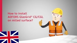 GLASGRID APPLICATION ON MILLED SURFACE [upl. by Acissej]