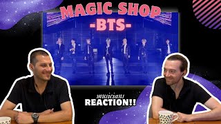 Musicians REACT to BTS  Magic Shop For the First Time [upl. by Darryn679]