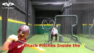 Baseball Seated Overhand Toss w Youth Strike Zone Trainer YSZT by VFlex Sports [upl. by Birdella163]