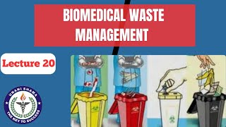 PSM Lecture20  Biomedical waste management  Socioeconomic scale [upl. by Marje282]