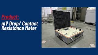 Contact Resistance Meter  mV Drop Tester [upl. by Lida]