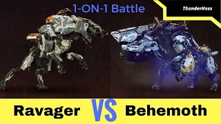 Horizon Zero Dawn  Ravager VS Behemoth Horizon Fight Club 16 [upl. by Carleen]