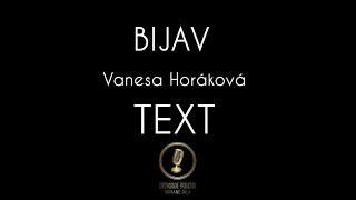 BIJAV  Vanesa Horakova  TEXT [upl. by Wickner785]