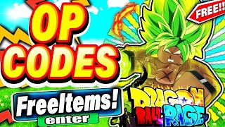 ALL NEW SECRET UPDATE CODES in DRAGON BALL RAGE CODES Roblox Dragon Ball Rage Codes [upl. by Nerua968]