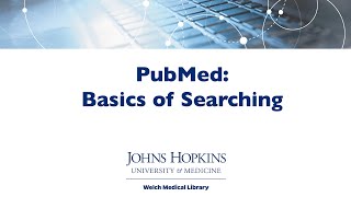 PubMed Basics of Searching [upl. by Oidiple530]