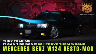 Mercedes Benz w124 Restoration and Mod List INTERIOR MOD WE DID WAS NEVER DONE BEFORE [upl. by Clausen563]