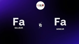 Accord Fa Majeur versus Fa mineur [upl. by Lilybel335]