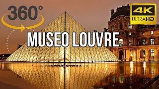 4K MUSEO DEL LOUVRE 360º PARÍS [upl. by Ruhtua]