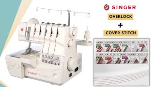 Serger Singer 14T968DC Unboxing  Review  sewing machine review [upl. by Barmen]