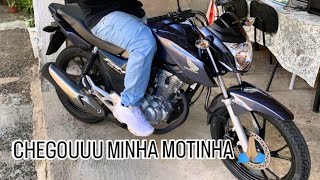 CHEGOOU MINHA FAN 160 CINZA METALICO 2024 🙏🏼🚀🛵 [upl. by Kecaj]