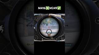 M416❎N249✅ bgmi pubgmobile pubg shortvideo youtubeshorts shorts [upl. by Kirred667]