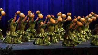 Hula Halau O Kamuela 2017 Keiki Hula Kahiko [upl. by Haiasi]