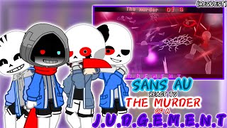 SANS AU REACT TO THE MURDER OF A JUDGEMENT REQUEST [upl. by Wheeler]