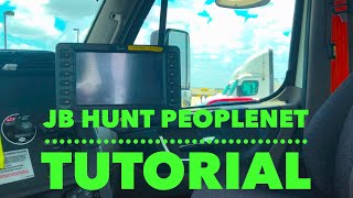 JB Hunt’s PeopleNet Tutorial [upl. by Nnaarat765]