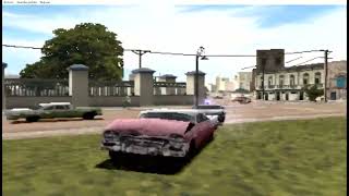 High speed chase of a 1958 Dodge Coronet car in Havana Cuba in the game Driver 2  Part 17 [upl. by Giwdul17]