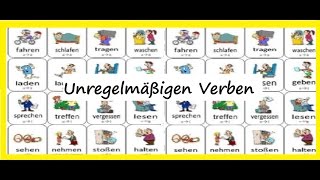 UNREGELMAESSIGE VERBEN  Verbi irregolari al presente [upl. by Oicelem36]