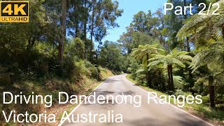 Driving Dandenong Ranges Part 22  Emerald  Monbulk  Kallista  Belgrave  Sassafras  The Basin [upl. by Dolores73]