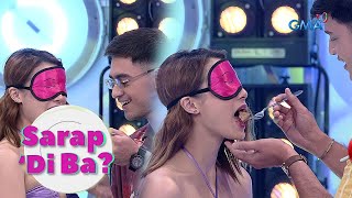 Liezel Lopez tinikman ang masarap na pusit ng Kapuso Hunks  Sarap ‘Di Ba [upl. by Thetes]