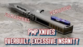 PMP Damasteel Alpha Beast The most insane knife went insanerer [upl. by Atteuqram382]