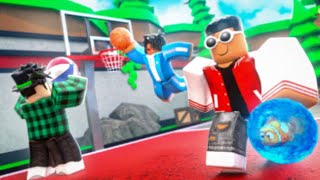 Playing roblox basketball pro simulator [upl. by Ilario721]