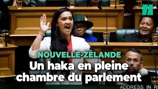 En NouvelleZélande cette députée maorie sidère le parlement avec son premier discours enflammé [upl. by Harlen888]