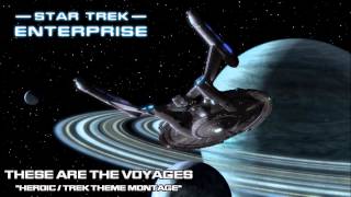 Star Trek Enterprise Music  Ending These Are The Voyages [upl. by Leanna]