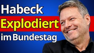 SchockAuftritt Habecks schockierende Szenen im Bundestag [upl. by Nauqad]